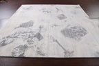 Abstract Transitional Turkish Oriental Area Rug 10x10 Square
