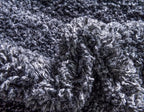Unique Loom Davos Shag Collection Area Rug - Solid (2' 7" x 20' Runner, Peppercorn)