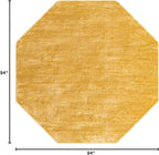 Unique Loom Finsbury Collection Area Rug - Kate (7' 10" Octagon, Yellow)