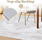 Entryway Rug 2x3 Vintage Rugs, Machine Washable Small Area Rug Retro Medallion Distressed Rugs Non-Slip Soft Low Pile Throw Rug for Entryway Bedroom Bathroom Hallway Kitchen(Beige,2'x3')