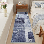 LOCHAS Washable Runner Rugs for Hallway, 2x6 Non Sip Soft Rug for Bedroom Entryway Kitchen Laundry Room, Long Abstract Carpet for Indoor Floor Bedside, Geometric Vintage Home Decor, Pet & kid Friendly