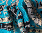 Unique Loom Sialk Hill Collection Area Rug - Washington (9' x 12' Rectangle Turquoise/Black)