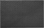 LUMI Washable Door Mat Indoor Entrance 32x48, Dirt Trapper Front Door Mats with Absorbent Interior and Non-Slip Rubber Backing, Entryway Doormat, Grey
