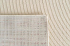Revival Rugs Record 4'x6’ Machine Washable Area Rug for Kitchen Bedroom - 100% Recycled Oeko-TEX Certified, Medium Pile, Beige, Cream
