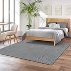 Pauwer 5x7 Washable Area Rugs for Living Room Modern Grey Solid Color Soft Fluffy Rugs for Bedroom Non Slip Boho Accent Indoor Mat Floor Carpet Cover for Kids Room Dining Room Kitchen Office