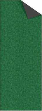 Ottomanson 2' x 25' Hallway Runner with Scraper Pile Extra Durable Non-Slip Rug Mat for Indoor & Outdoor Use - Ideal for Kitchen, Entryway, Patio & Garage - High-Traffic Carpet, Green