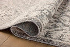 Loloi Magnolia Home by Joanna Gaines Gigi Collection GIG-01 Grey/Ivory 4'-0" x 6'-0" Accent Rug