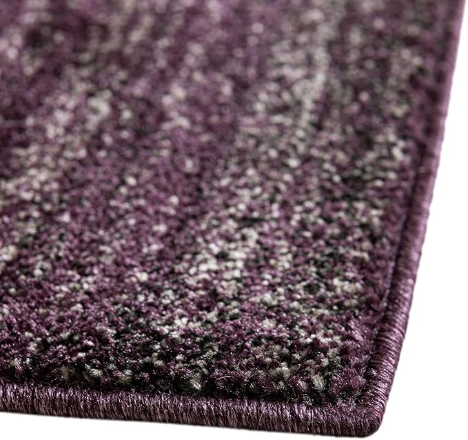 Rugs.com Angelica Collection Rug – 8 Ft Square Violet Medium Rug Perfect for Living Rooms, Kitchens, Entryways