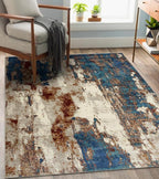 LUXE WEAVERS Lagos Collection Passion 4x5 Abstract Area Rug