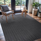 CAMILSON Modern Dark Gray Non Slip Rug 8x10 Ultra Soft High Pile Area Rugs Non Skid Rubber Backing Durable & Easy to Clean Carpet for Living Room Bedroom Kids Room Indoor Use (8 x 10 Dark Gray)