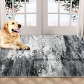 COMSLE Door Mat Soft Absorbent Indoor Front Entryway Rug Machine Washable Entrance Mats for Muddy Paws Non Slip Throw Rugs 32" x 48" Doormat for Inside Foyer Bedroom - Gray