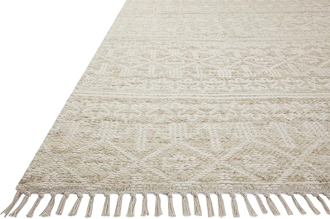 Loloi Angela Rose Rivers Collection RIV-03 Sand/Ivory 3'-6" x 5'-6" Reversible Accent Rug