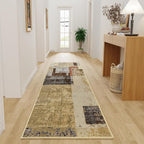 LOCHAS Washable Runner Rugs for Hallway, 2x6 Non Sip Soft Rug for Bedroom Entryway Kitchen Laundry Room, Long Abstract Carpet for Indoor Floor Bedside, Geometric Vintage Home Decor, Pet & kid Friendly