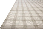 Loloi Magnolia Home by Joanna Gaines Ryder Collection RYD-02 Stone/Ivory 8'-6" x 11'-6" Area Rug