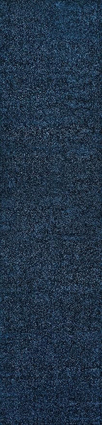 JONATHAN Y Haze Solid Low-Pile Navy Runner Rug 2x8, Coastal,Bohemian,Minimalist,Classic, Easy-Cleaning for Living Room,Bedroom,Kitchen,Pet Friendly,Non-Shedding (SEU100C-28)