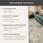 Moss 2x3 Washable Entryway Rug, Medallion Abstract Throw Rugs for Kitchen, Bathroom, Farmhouse Home Décor, Non Slip Low Pile Soft Stain Resistant Carpet (Green and Moss)