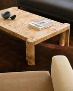 Hand-Tufted Wool Rectangle Area Rug – Soft Premium Wool Carpet for Living Room, Bedroom & Home Décor – 5X7 ft| Walnut – Durable, Non-Slip Backing, Handcrafted Rug
