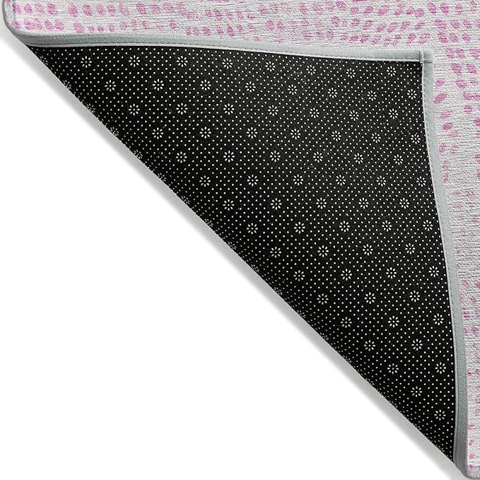 Addison Rugs Chantille ACN591 Pink 5' x 7'6" Indoor Outdoor Area Rug, Easy Clean, Machine Washable, Non Shedding, Bedroom, Living Room, Dining Room, Kitchen, Patio Rug