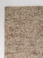 Rugsotic Carpets Hand Tufted Wool ECO-Friendly Area Rugs - 5'x8', Rectangle Shape, Beige & Brown, Solid Plain Design, High Pile Thick Handmade Area Rugs for Living Room, Bed Room (KWC111)