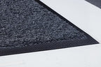 Guardian Platinum Series Indoor Wiper Floor Mat, Rubber with Nylon Carpet, 3'x 5', Black