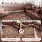 Ciicool Washable 2x8ft Runners Area Rug for Hallways, Ultra Soft Boho Runner Non-Slip Vintage Oriental Long Carpet for Kitchen Bedroom Laundry Bathroom
