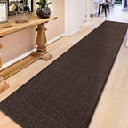 GOYLSER Entry Runner Rugs for Inside House, Long Jute Hallway Runner Rug Non Slip, 2x15 Water Absorbent Rug for Laundry Room Floor Mat