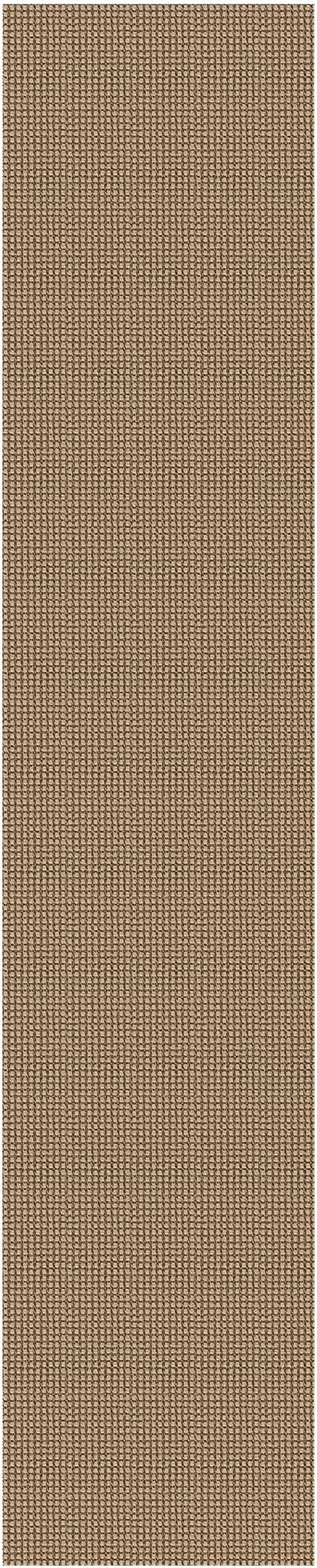 IOHOUZE Washable Runner Rug 2x12 Non Slip Rubber Backed Extra Long Hallway Runner Entryway Runner Indoor, Kitchen Rugs Woven Cotton Floor Carpet for Hall Stair, Orange/Tan/Brown