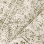 Taupe 2x8 Runner Rug Vintage Area Carpet Hallway Indoor Kitchen Washable Low Pile Traditional Distressed Retro Accent Throw Rug Non Slip for Laundry Bathroom Office