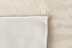 Revival Rugs Shell 5'3"x7'10" Washable Area Rug for Living Room Bedroom - 100% Recycled Oeko-TEX Certified, Medium Pile, Beige, Cream