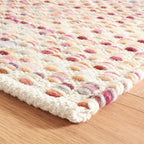 Dash and Albert Torrey Wool Area Rug - 3' x 5' Multicolor Geomatric Handwoven Accent Rug - Durable, Low Pile, Guest Room, Home Office, Dining Room - Premium Luxury Hotel Quality Soft Breathable