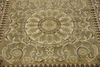 Unique Loom Versailles Collection Traditional Classic Medallion Floral Motif Area Rug (4' 0 x 4' 0 Square, Green/ Ivory)