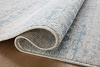 Loloi Kamala Collection KAM-04 Sky/Dove 2'-7" x 8'-0" Runner Rug