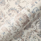 Taupe Runner Rug 2x8 Hallway Machine Washable Kitchen Vintage Distressed Non Slip Long Carpet Indoor Retro Floral Bedroom Accent Throw Rug for Bathroom Office Laundry Dining Living Room