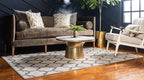 Rugs.com Lattice Collection Rug – 5' x 8' Beige Medium Rug Perfect for Bedrooms, Dining Rooms, Living Rooms
