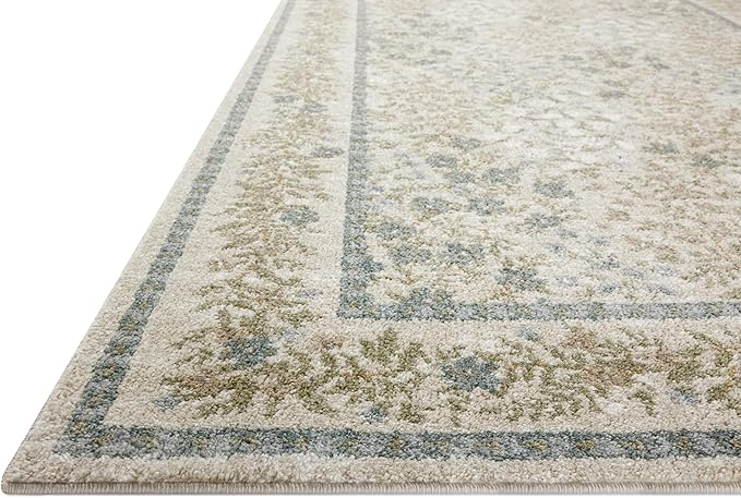 Loloi Rifle Paper Co. Laurel Collection LAU-03 Ivory/Multi 2'-8" x 10' Runner Rug