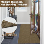 jxgzyy Runner Rug 2'11" x 9'10", Commercial Front Door Mat, Heavy Duty Indoor Outdoor Doormat, Outdoor Mats for Entrance, Non-Slip Entry Mat for High Traffic Area