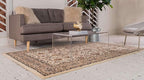 Unique Loom Sialk Hill Collection Area Rug - Washington (2' 2" x 3' 1" Rectangle Ivory/Black)
