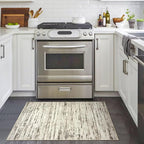 Modern Abstract Entryway Rug Indoor 2x3 Washable Rug Non-Slip Soft Small Area Rug Beige Kitchen Mats Thin Print Faux Wool Floor Carpet Throw Rugs for Entrance Bedroom Office Home Decor