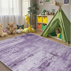 Abstract 9x12 Area Rug for Living Room Dining Room Home Office Bedroom Purple Grey