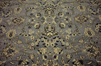 Unique Loom Sialk Hill Collection Area Rug - Washington (8' Round Gray/Black)