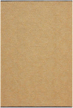 LUXE WEAVERS Modern Farmhouse Yellow 8x10 Washable Area Rug, Anti-Slip Diamond Pattern Carpet
