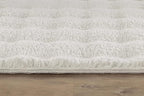 CAMILSON Modern White Non Slip Rug 3x5 Ultra Soft High Pile Area Rugs Non Skid Rubber Backing Durable & Easy to Clean Carpet for Living Room Bedroom Kids Room Indoor Use (3 x 5 White)