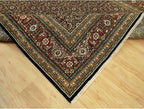 Blue Denser Weave All Over Fish Pattern Heritta Design Soft Vibrant Wool Hand Knotted Rug(7'10"x10')