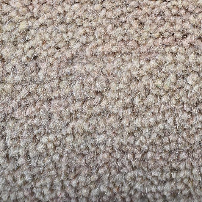 Rugsotic Carpets Hand Knotted Gabbeh Wool 6'x9' Area Rug Solid Beige L00111