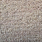 Hand Knotted Loom Wool ECO-Friendly Area Rugs - 6'7''x9'10'', Rectangle, Beige Color, Solid Plain Design, High Pile Thick Handmade Anti Skid Rugs for Living Room (L00111)