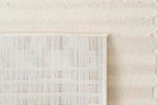 Revival Rugs Soloba 6'7"x9' Washable Area Rug for Living Room Bedroom - 100% Recycled Oeko-TEX Certified, Medium Pile, Beige, Cream