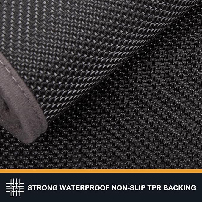 PURRUGS Dirt Trapping Door Mat 24" x 59", Non-Slip Machine Washable Entry Rug, Shoe Scraper, Dog Doormat, Super Absorbent Welcome Mat for Front & Back Door, Muddy Shoes & Paws, Light Grey-Dark Grey