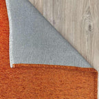 Alfa Rich 7x10 Burnt Orange Washable Area Rugs for Living Room Bedroom Kitchen Cotton Solid Rug