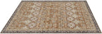 VEVOR 8 x 10 Area Rug, Washable Rug Non-Slip and Tear-Resistant Soft Carpet Pet & Child Friendly, Vintage Area Rugs Indoor Mat for Bedroom Living Room Kids Room Office Brown Green