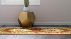 Unique Loom Versailles Collection Traditional Classic Floral Motif Area Rug (2' 7 x 10' 0 Runner, Terracotta/ Ivory)
